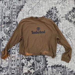 cropped timberland shirt